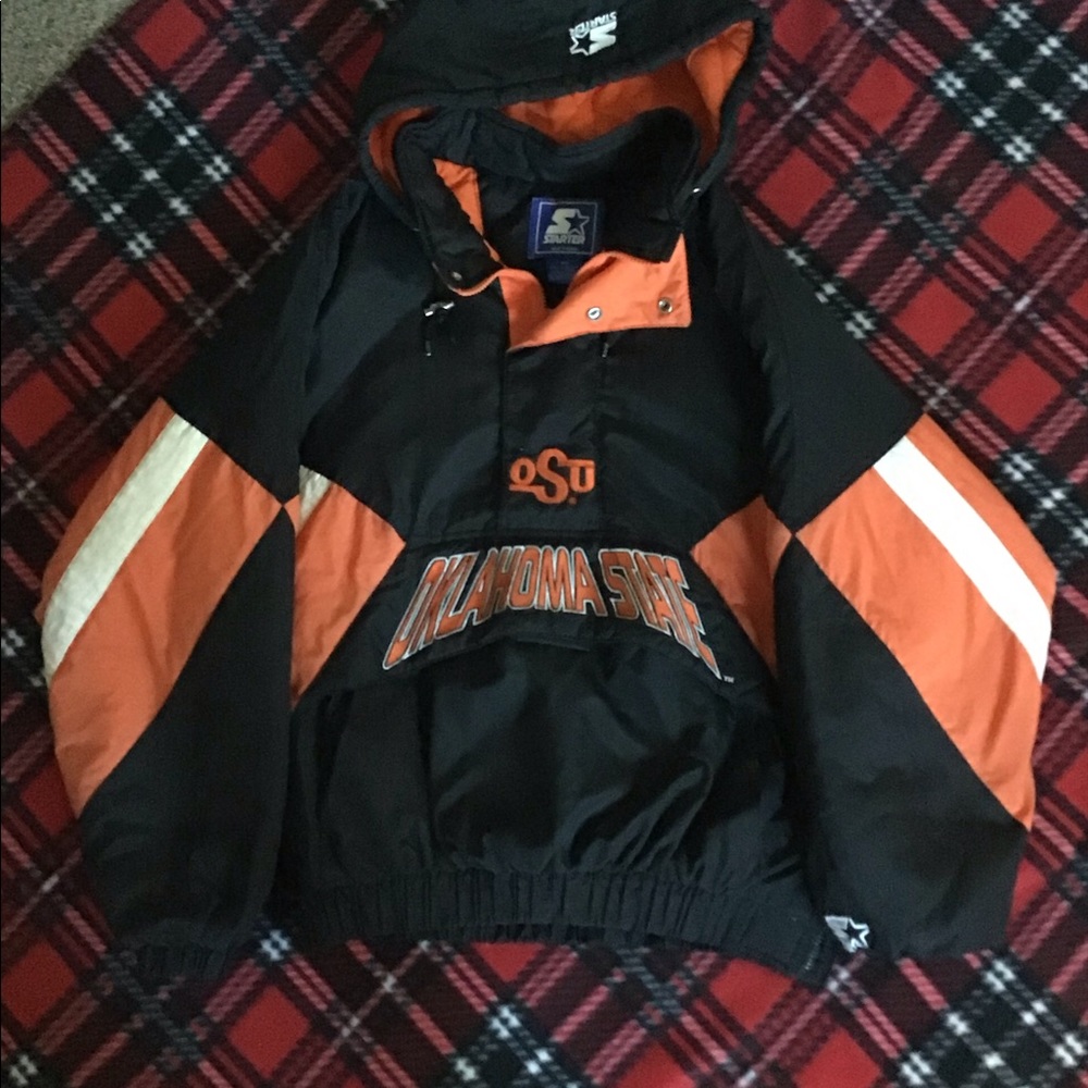 Vintage Oklahoma State Cowboys Starter Coat/Jacket